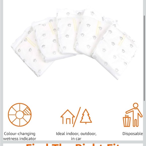 Male Dog Grap Diapers Small 50CT - Picture 4 of 6